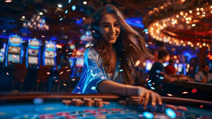 Roulette dengan close-up kamera untuk transparansi Roda roulette dengan kamera close-up di errorslot